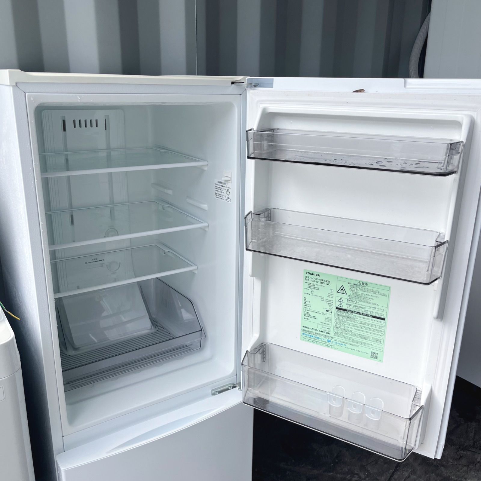 148取付無料！完動品！東芝おしゃれホワイト冷蔵庫・7kg洗濯機・電子レンジ 148取付無料！完動品！東芝おしゃれホワイト冷蔵庫・7kg洗濯機・電子