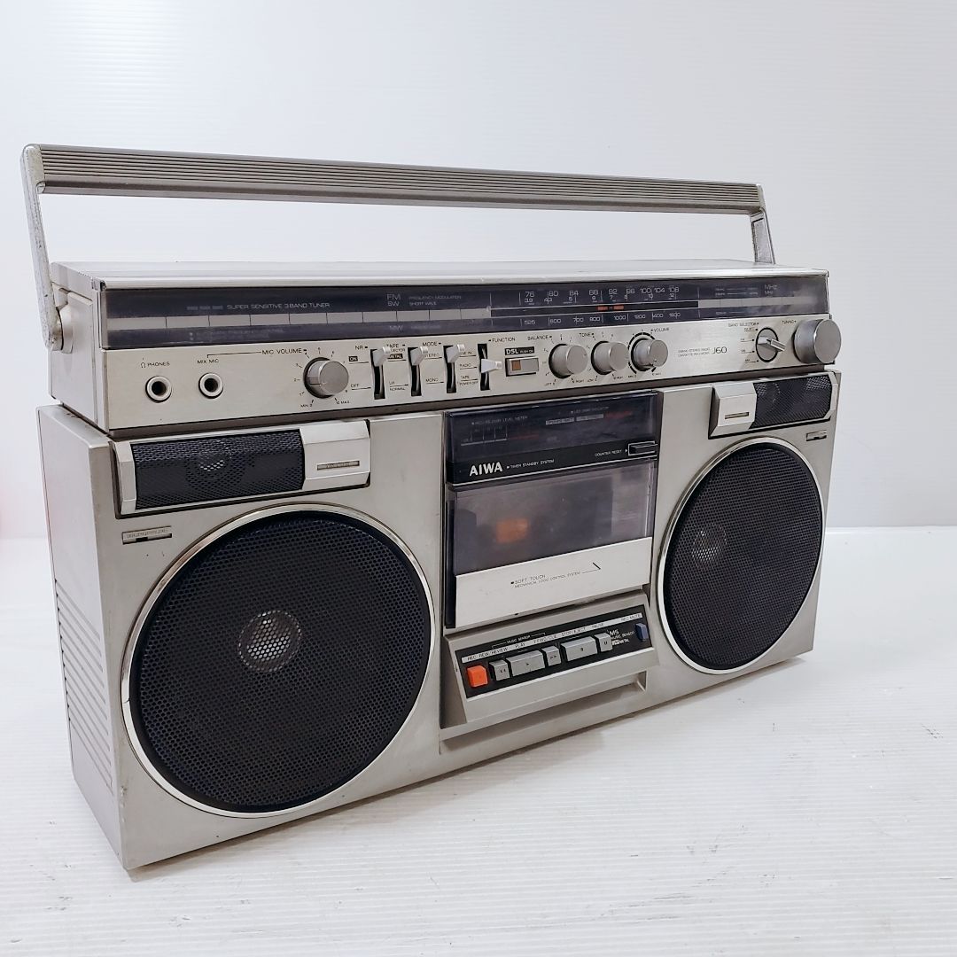 AIWA　アイワ　ラジカセ　CS-J60　昭和レトロ　ジャンク品