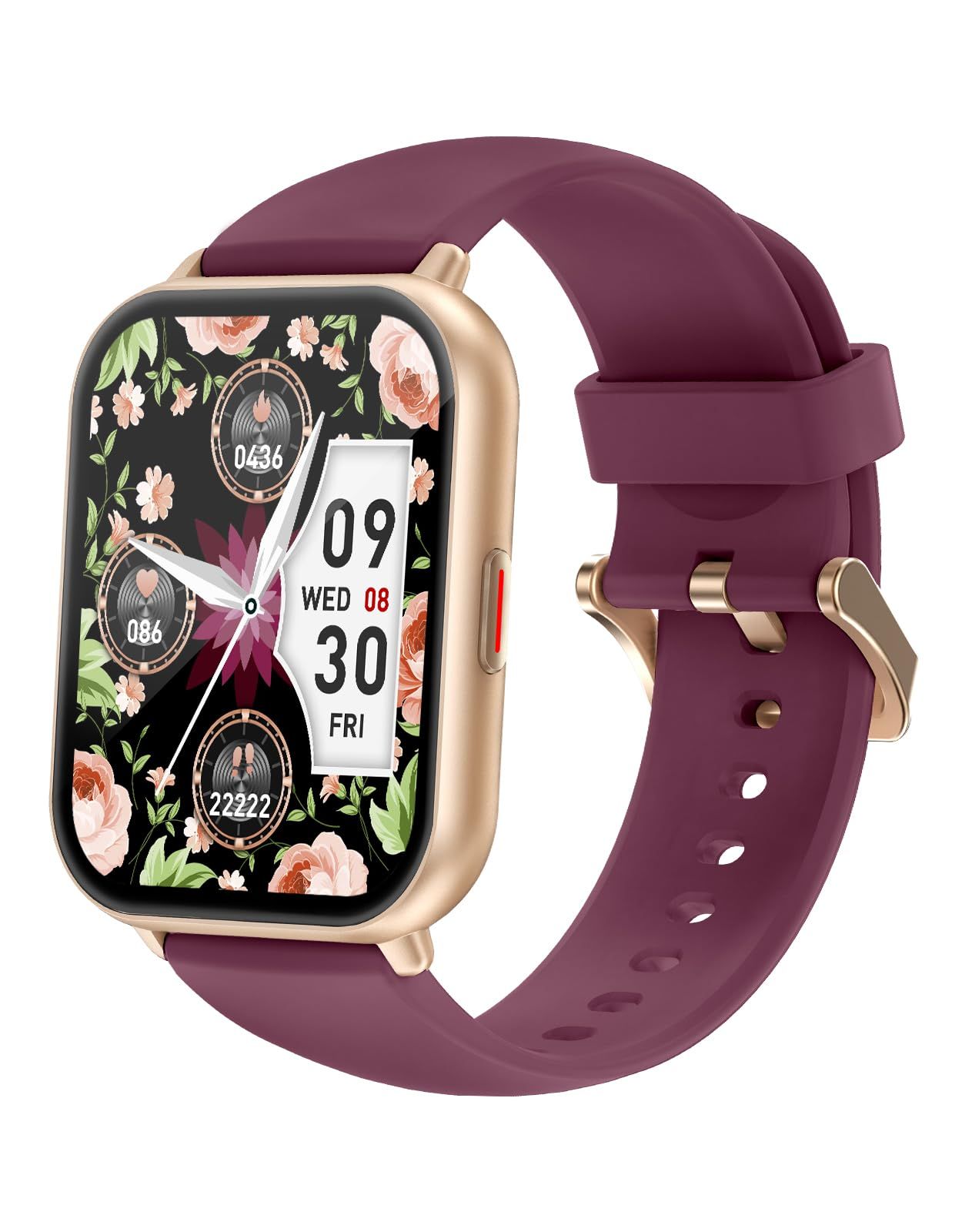 スマートウォッチ iPhone/Android対応 Bluetooth 通話機能付き 1.85インチ 大画面 腕時計 歩数計