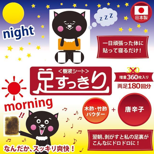 足すっきり樹液シート360枚入増量