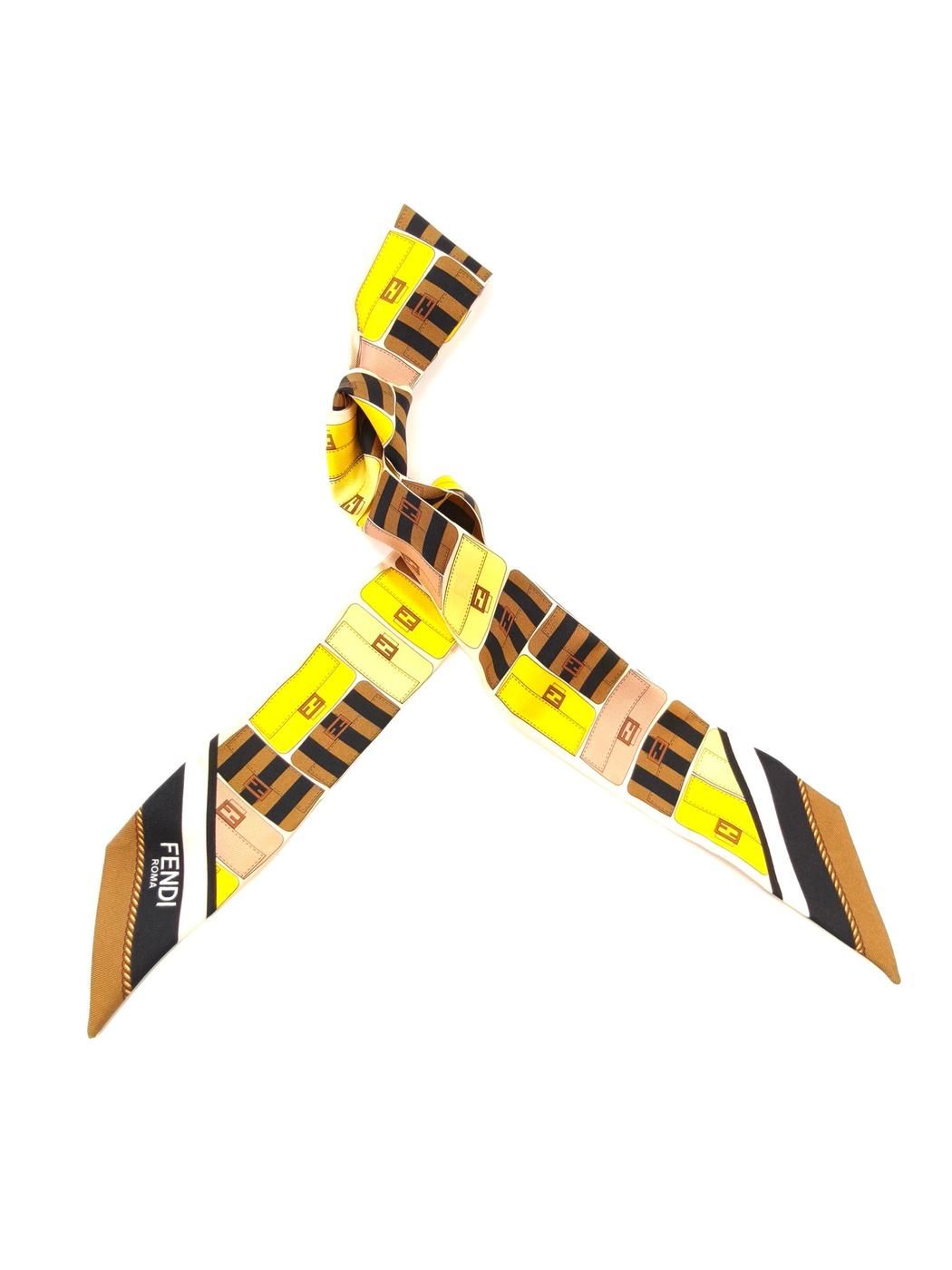 FENDI フェンディ ラッピー バンドゥ バゲットモチーフ シルク