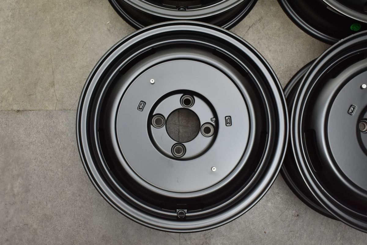  超 カスタム用に DEAN クロスカントリー 15 in 6 J 42 PCD 100 4本セット ディッシュ ロスビー イグニス ソリオ ライズ ロッキー 15インチ ホイール