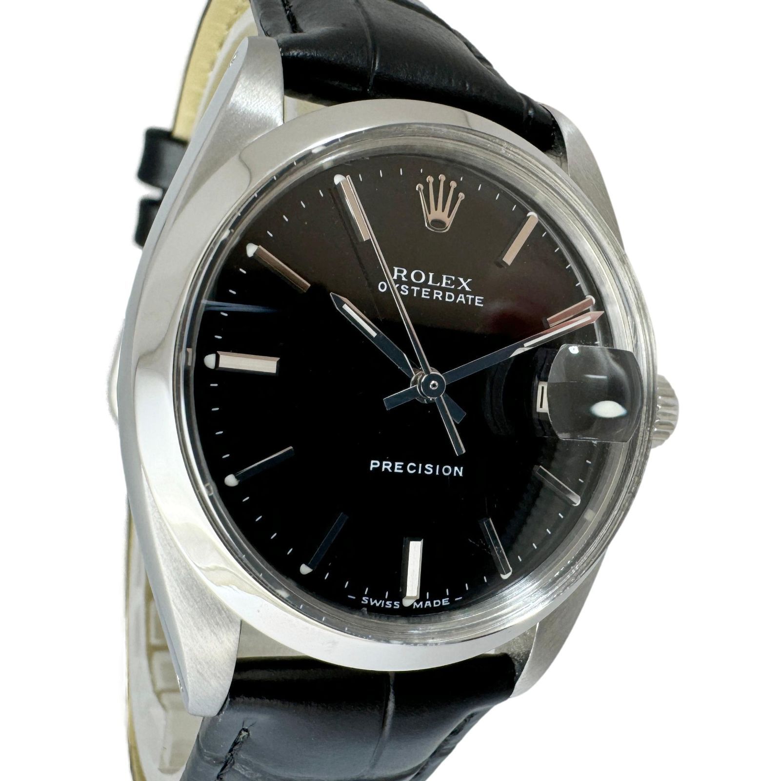メンズROREX ロレックス オイスターデイト 黒文字盤 SELECT INC