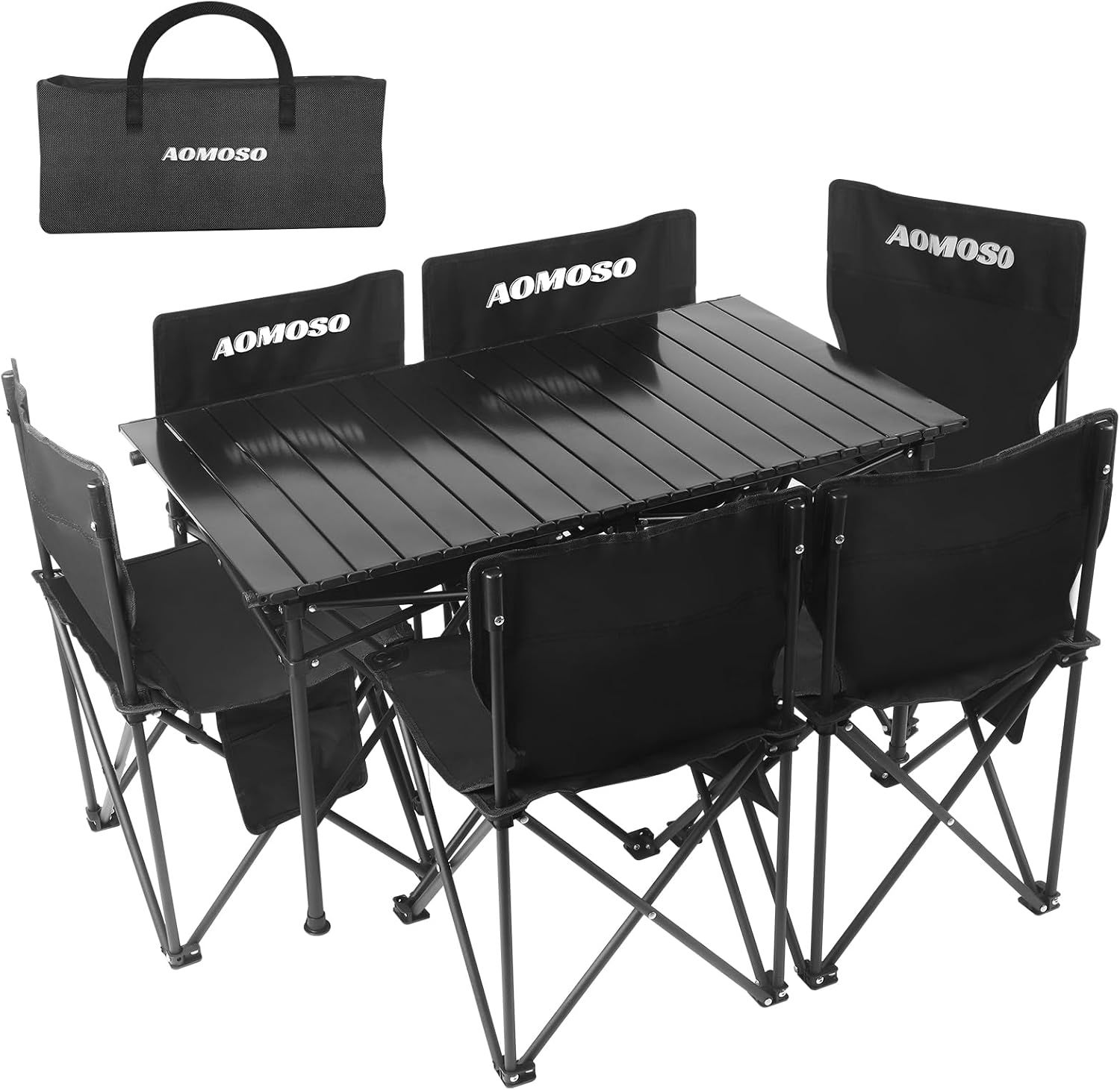 Campwild アウトドア テーブル チェア 7点セット アルミテーブル椅子