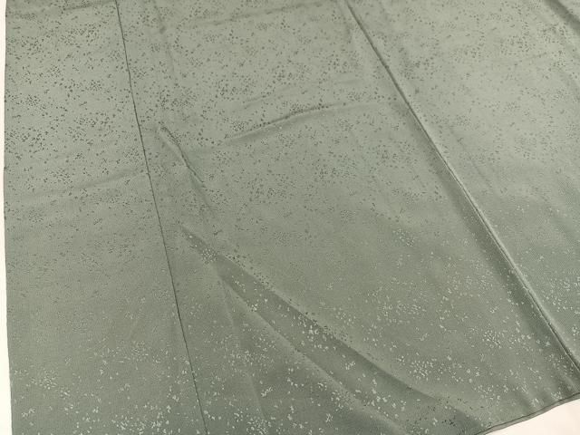 平和屋着物○上質な色無地 霞地紋 豆がら茶色 正絹 逸品 AAAZ0534ph