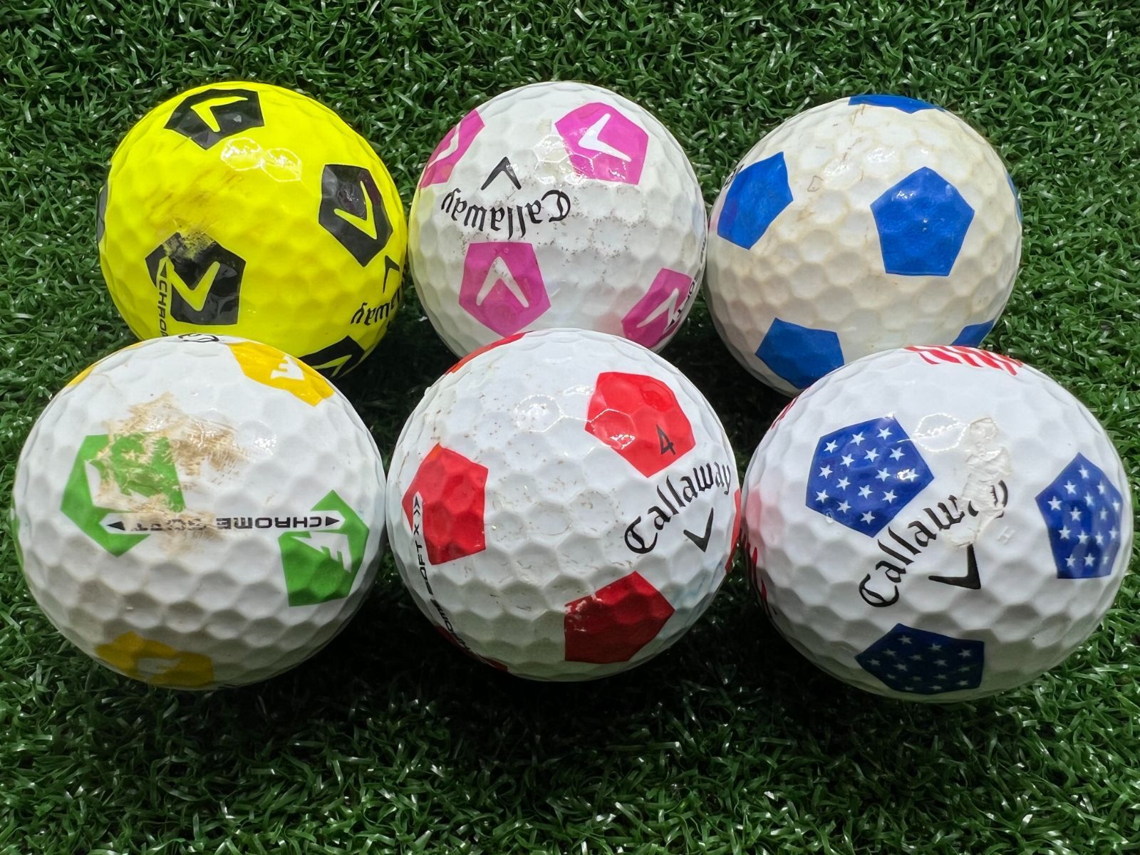 キャロウェイ TRUVIS サッカー柄 おまかせ ロスト 24球 - その他