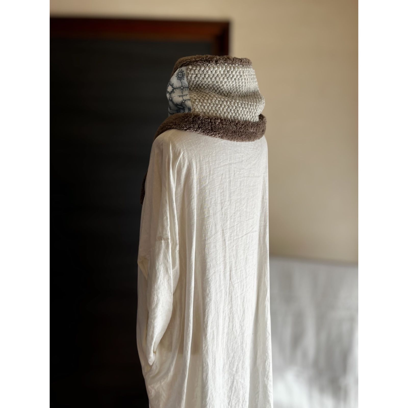 マフラータイプ】forest tile・anemoneのネックウォーマー ミナ