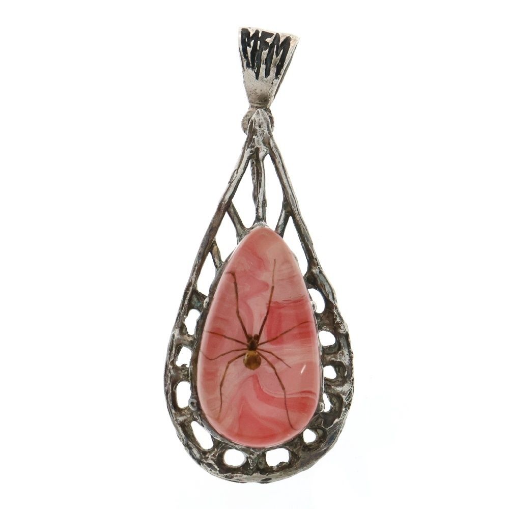 MFM (エムエフエム) TEAR DROP WEB PENDANT NECKLACE ティア