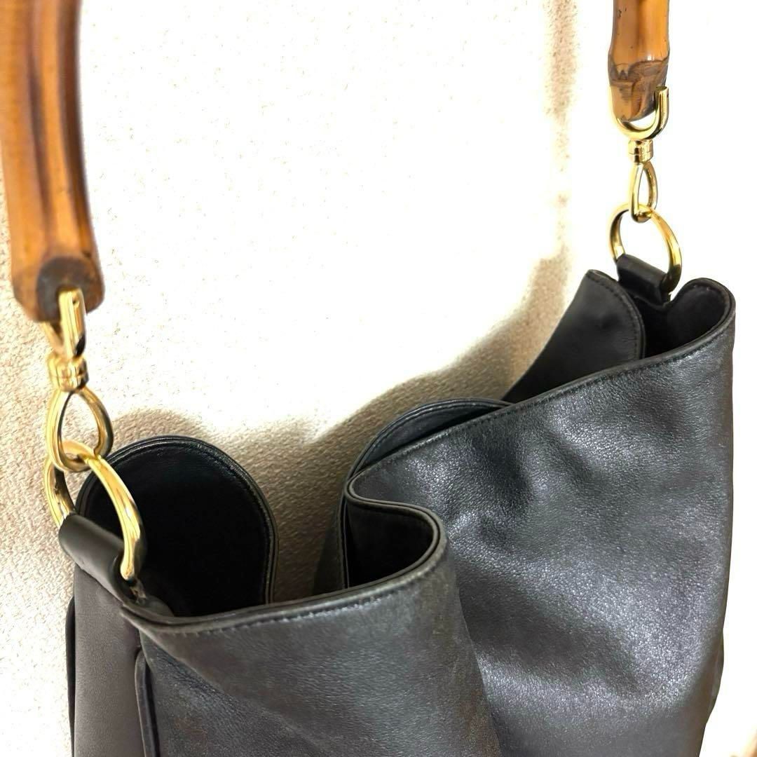 正規品 GUCCI グッチ バンブー ワンショルダーバッグ 001 2852