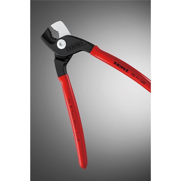 KNIPEX クニペックス ケーブルカッター ステップカット プラスチックコーティング 全長160mm 9511-160 HRDEVELOPMENT_JP