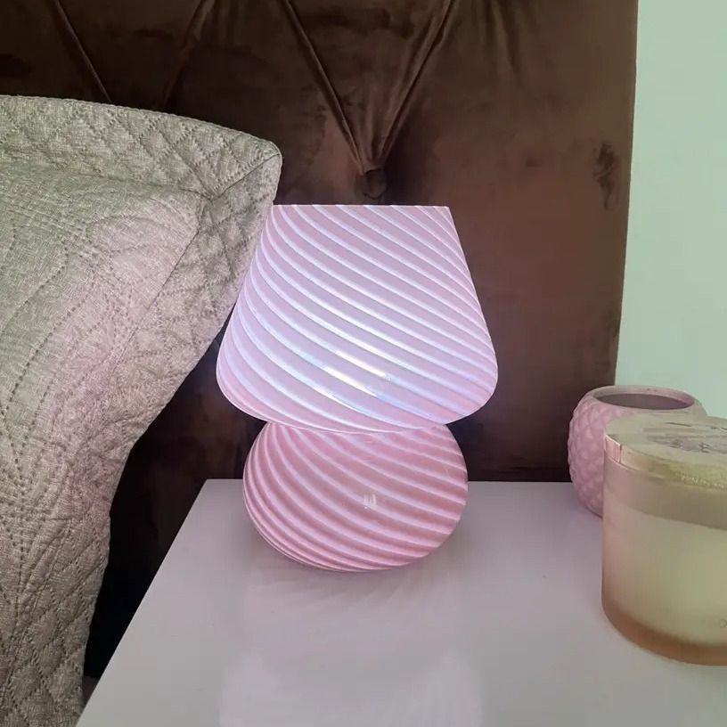 電気スタンド テーブルランプ キノコ型テーブルランプ クリアランス