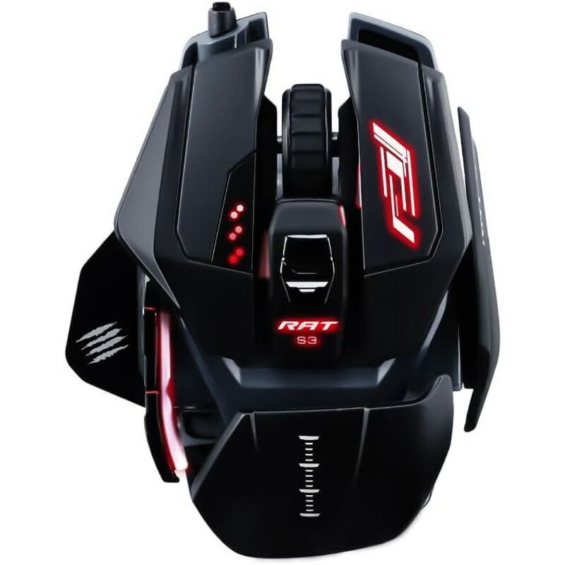 メーカー正規品 新品 Mad Catz マッドキャッツ RAT Pro S3 光学式ゲーミング マウス MR03DCINBL000-0J