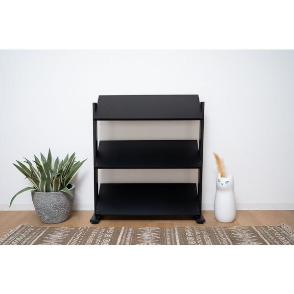 大特価‼️【新品未使用】ディスプレイラック 棚 ブラック 3段 シェルフ セール ラック 棚 収納棚 オープンラック 本棚