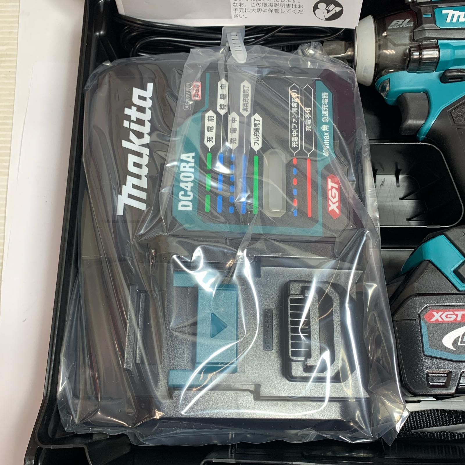  ♭♭MAKITA マキタ 充電式インパクトレンチ 充電器 充電池 ケース付 40 v 2 5 Ah 電動インパクトレンチ ドリル ドライバー レンチ