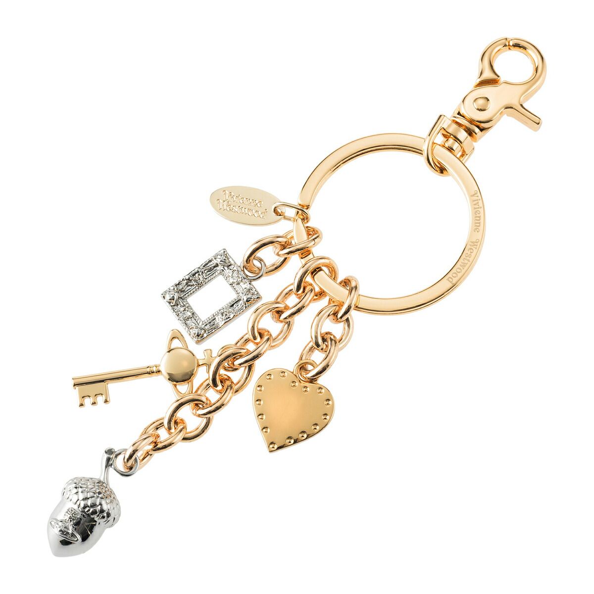 新品未使用　ヴィヴィアンウエストウッド キーホルダー キーリング ゴールド Vivienne Westwood（ヴィヴィアンウエストウッド） 並行輸入