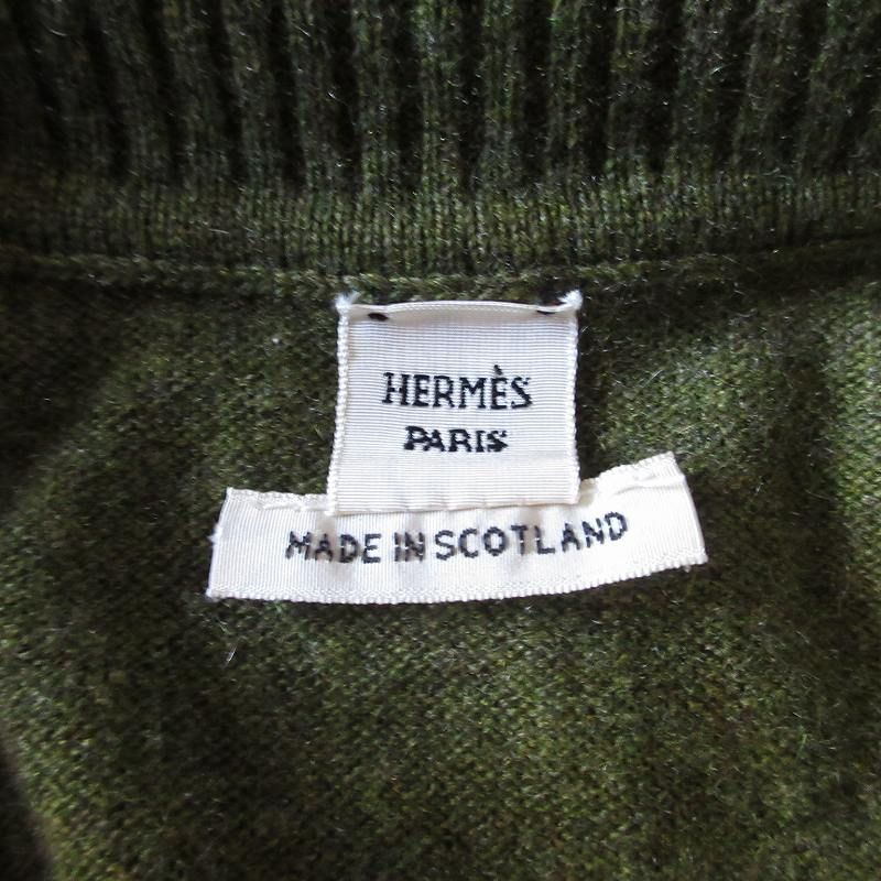 Vネック スコットランド製