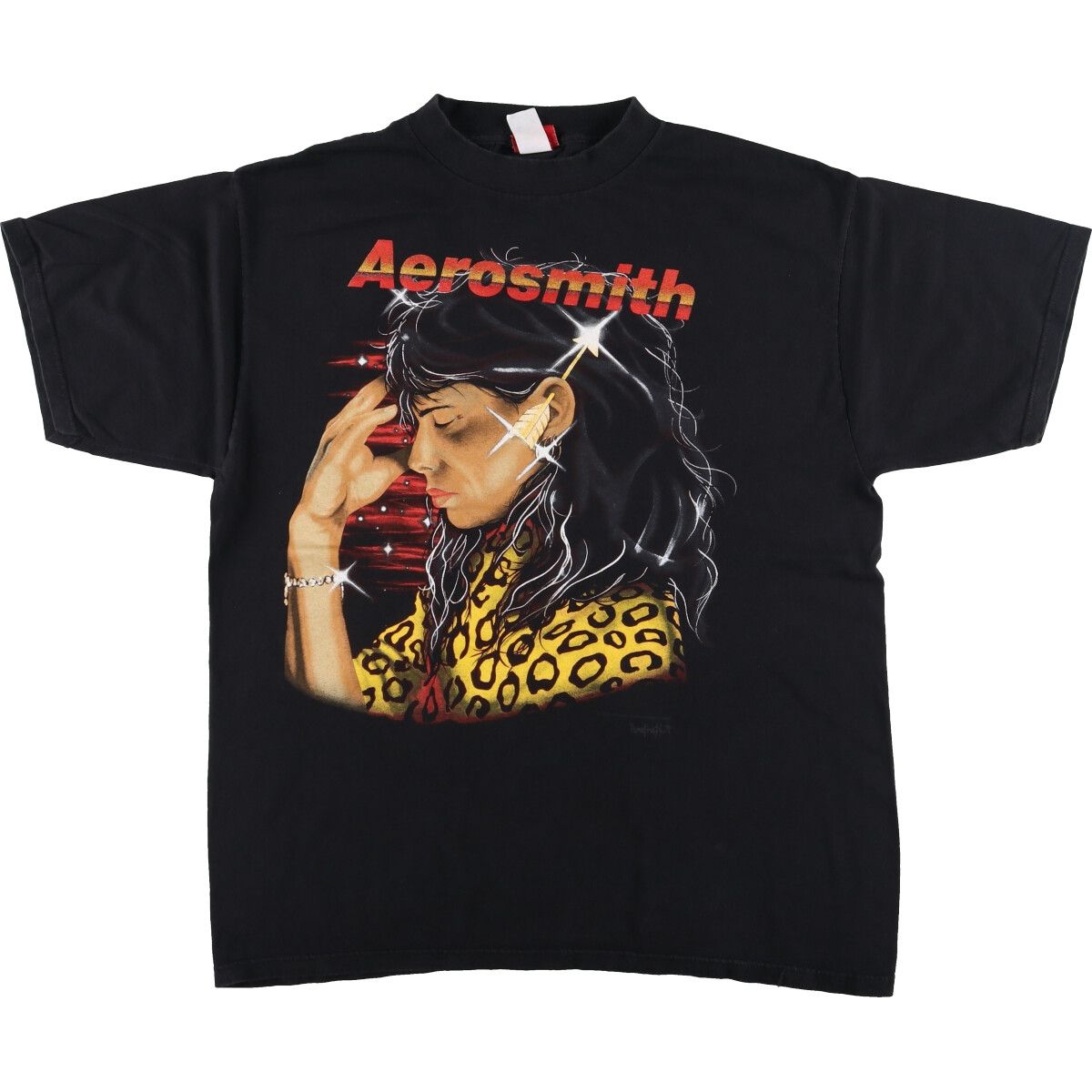 エアロスミス GIANT TEE JAYS ビンテージ Tシャツ 90S USA製 ヴィンテージ エアロスミス 総柄 ロック Tシャツ