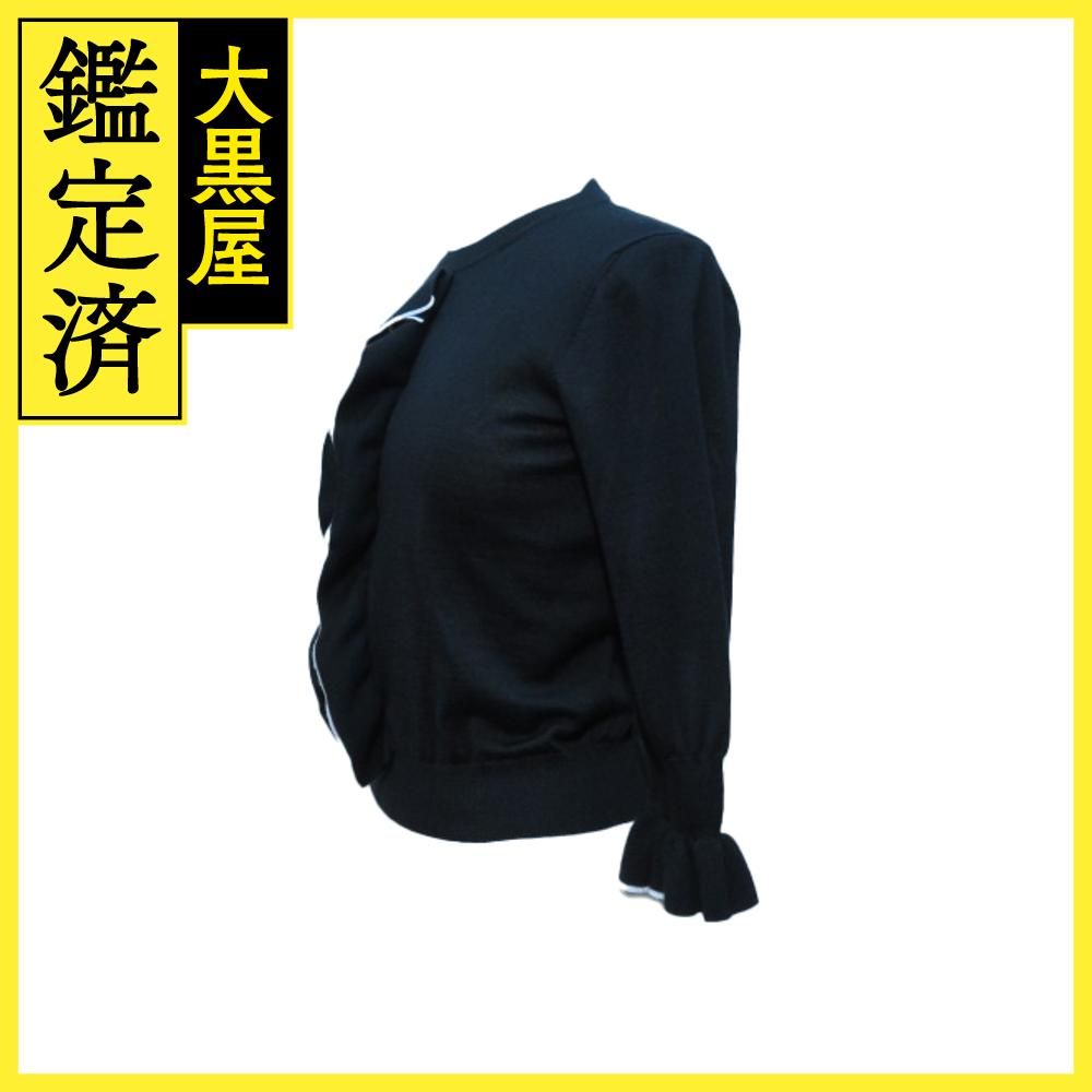 【店内全品送料無料】 ディオール Bee刺繍フリルニット 314S50AM102 432