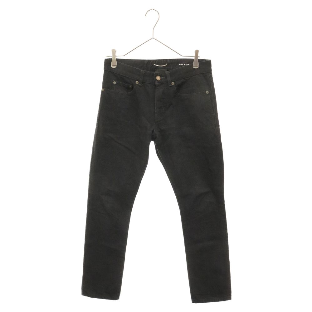 saint laurent ブラック ストレートデニムパンツ Saint Laurent