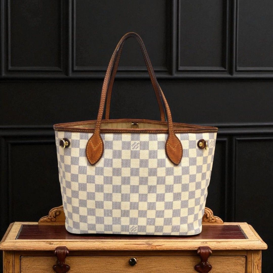 【定番アイテム】Louis Vuitton　ネバーフル　アズール　トートバッグ ネヴァーフル・インサイドアウト BB ｜ルイ・ヴィトン 公式