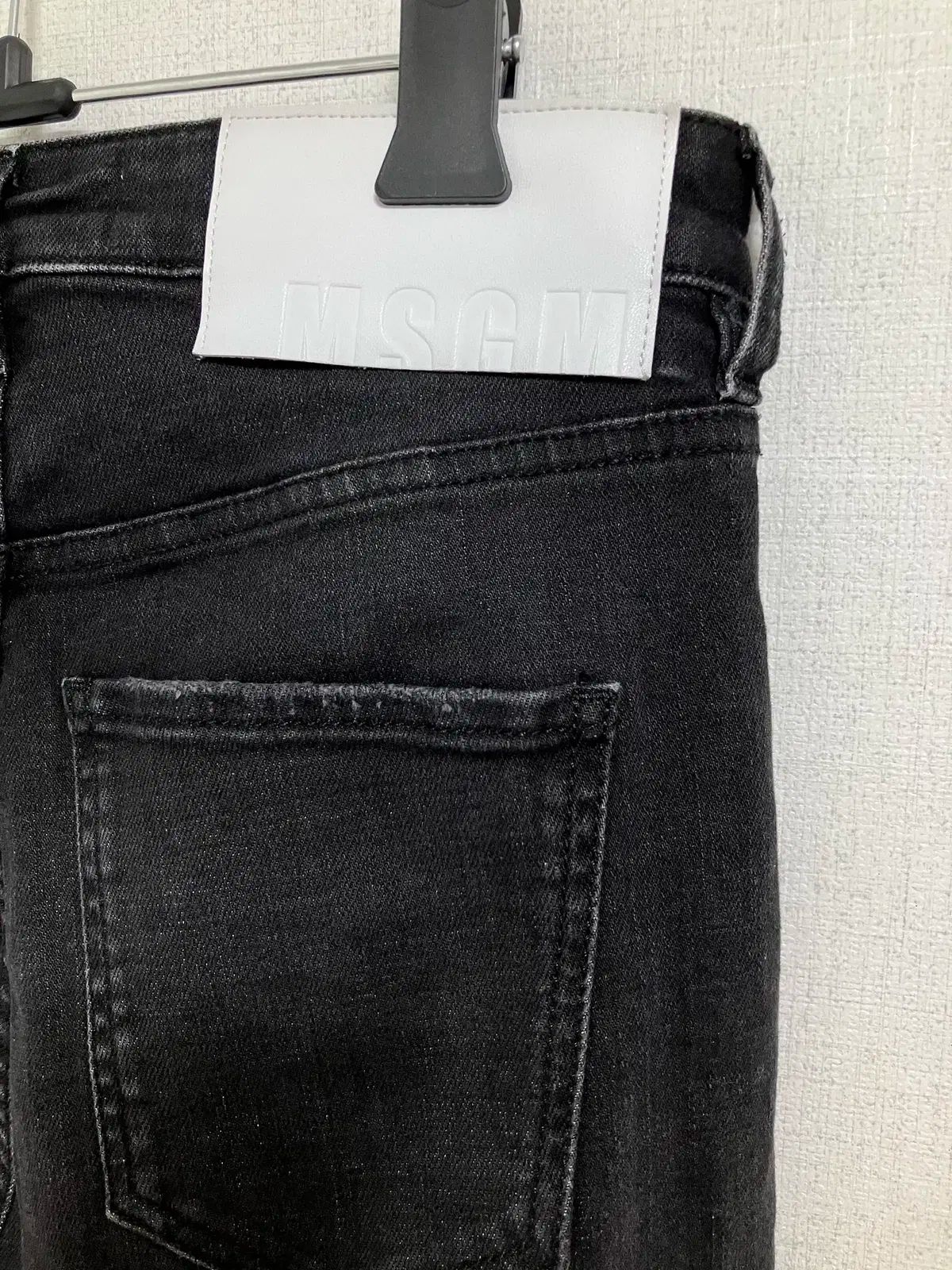 MSGM ミラノ 黒 デニム パンツ