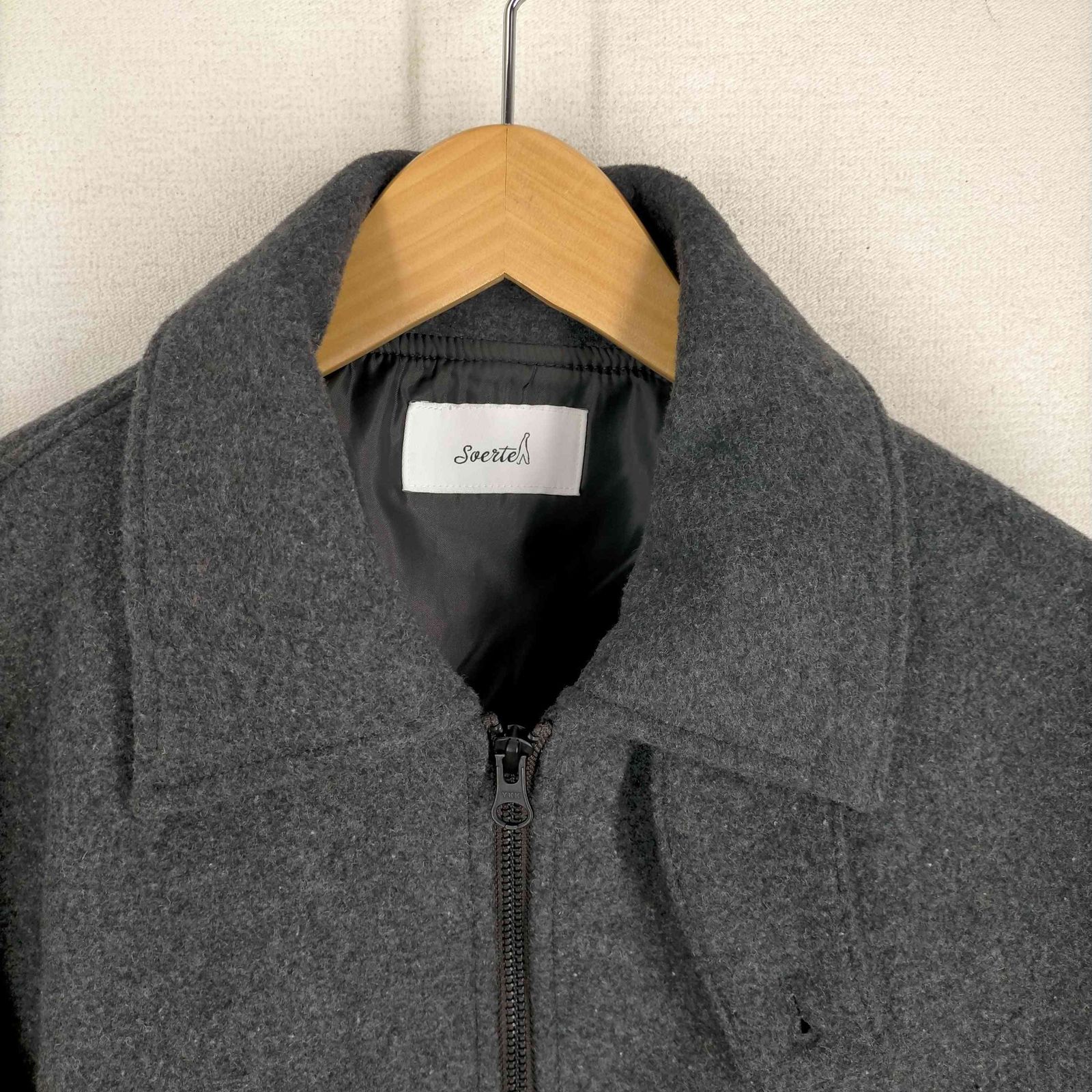 soerte ソエルテ　スタジャン　サイズ1 グレー soerte ソエルテ スタジャン サイズ1 グレー