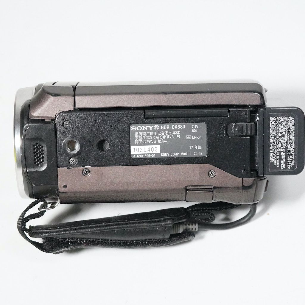 【美品】SONY♡HDR-CX680 ブラウン HDR-CX680 | デジタルビデオカメラ Handycam ハンディカム | ソニー