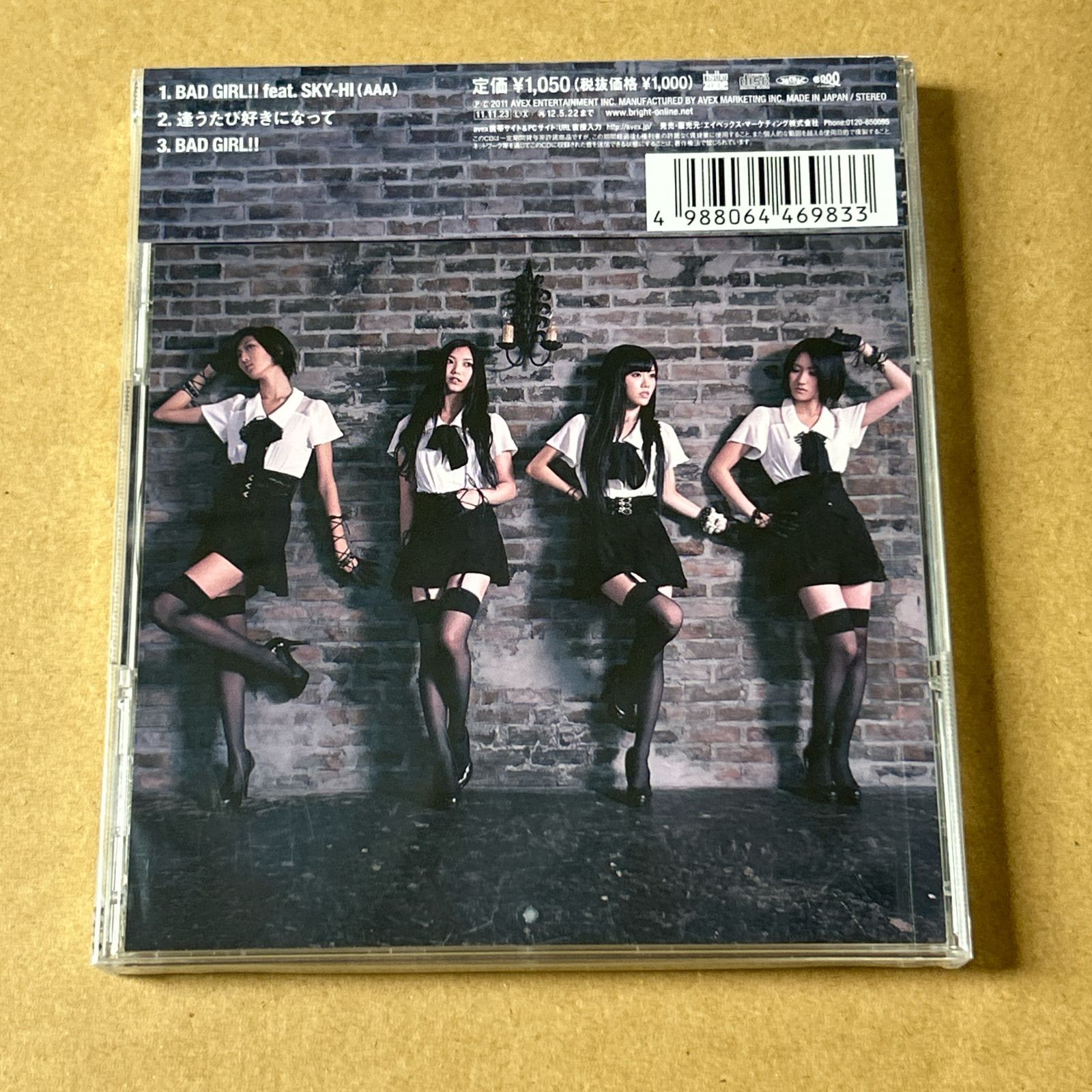 BAD GIRL!! feat. SKY-HI AAA 逢うたび好きになって BRIGHT CD