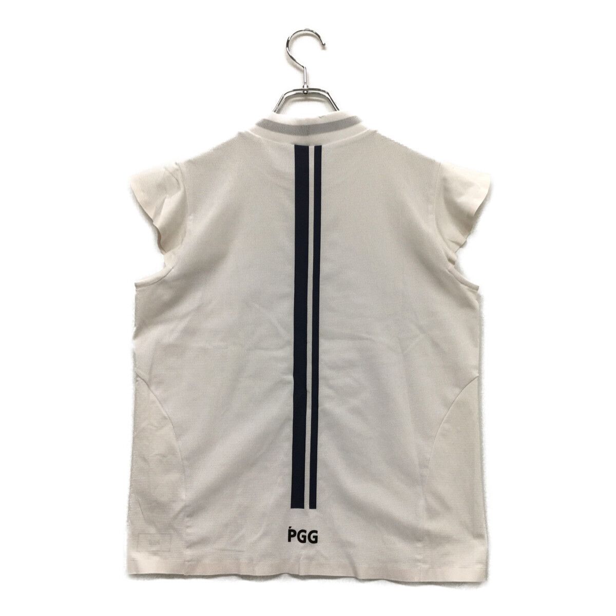 coco 中古 ピージージー PGG レディース 半袖シャツ 1(M) 白 ホワイト パーリーゲイツ モックネック ハイネック 中古 レディース パーリーゲイツ PEARLY GATES 半袖シャツ 1(M