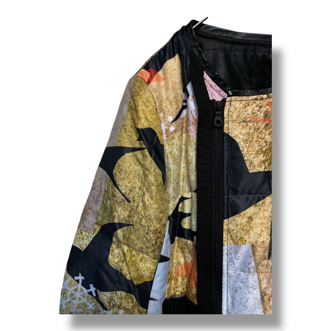 KAMISHIMA CHINAMI YELLOW カミシマチナミ リバーシブルコート ダウン
