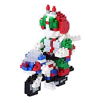 【中古】(未使用･未開封品)　ナノブロック 魂ネイションシリーズ 仮面ライダーV3u0026ハリケーン NBTN_008 f4u0baa