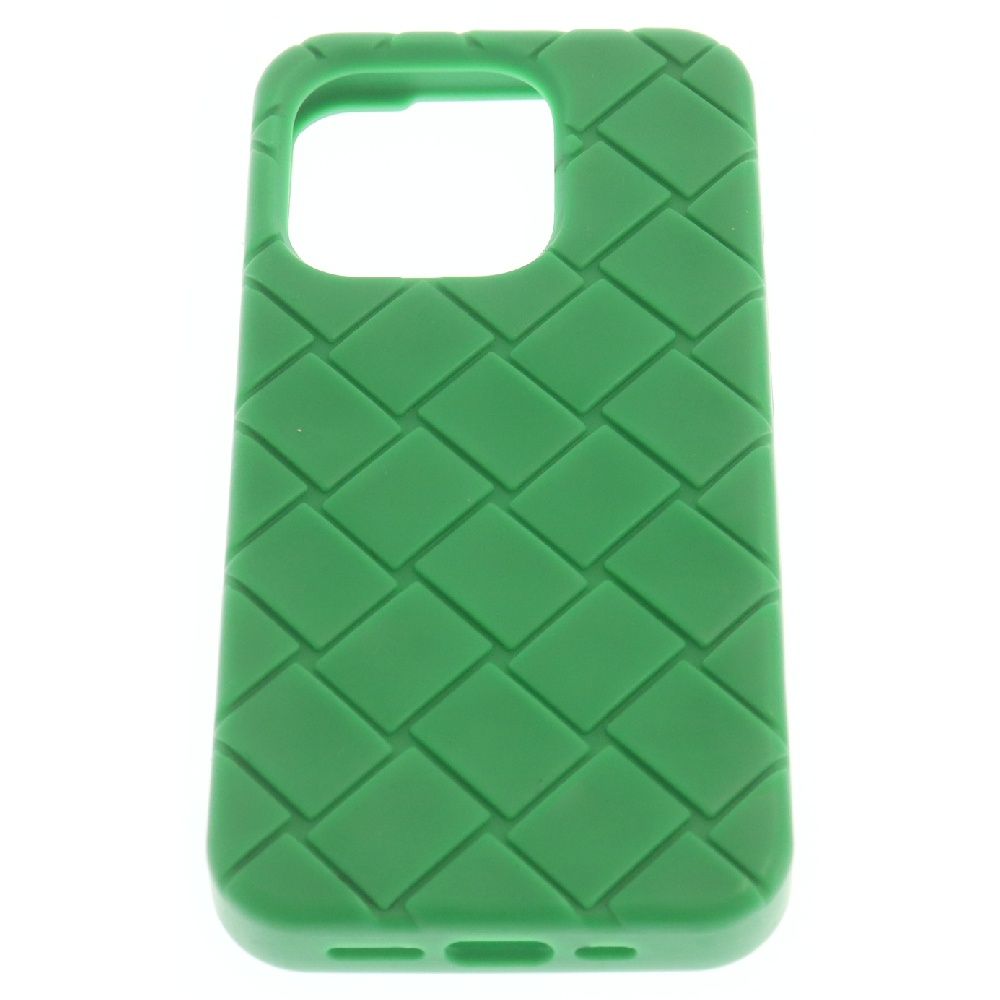 BOTTEGA VENETA ボッテガヴェネタ イントレチャート ラバー スマホケース アイフォンケース iPhone11用 グリーン