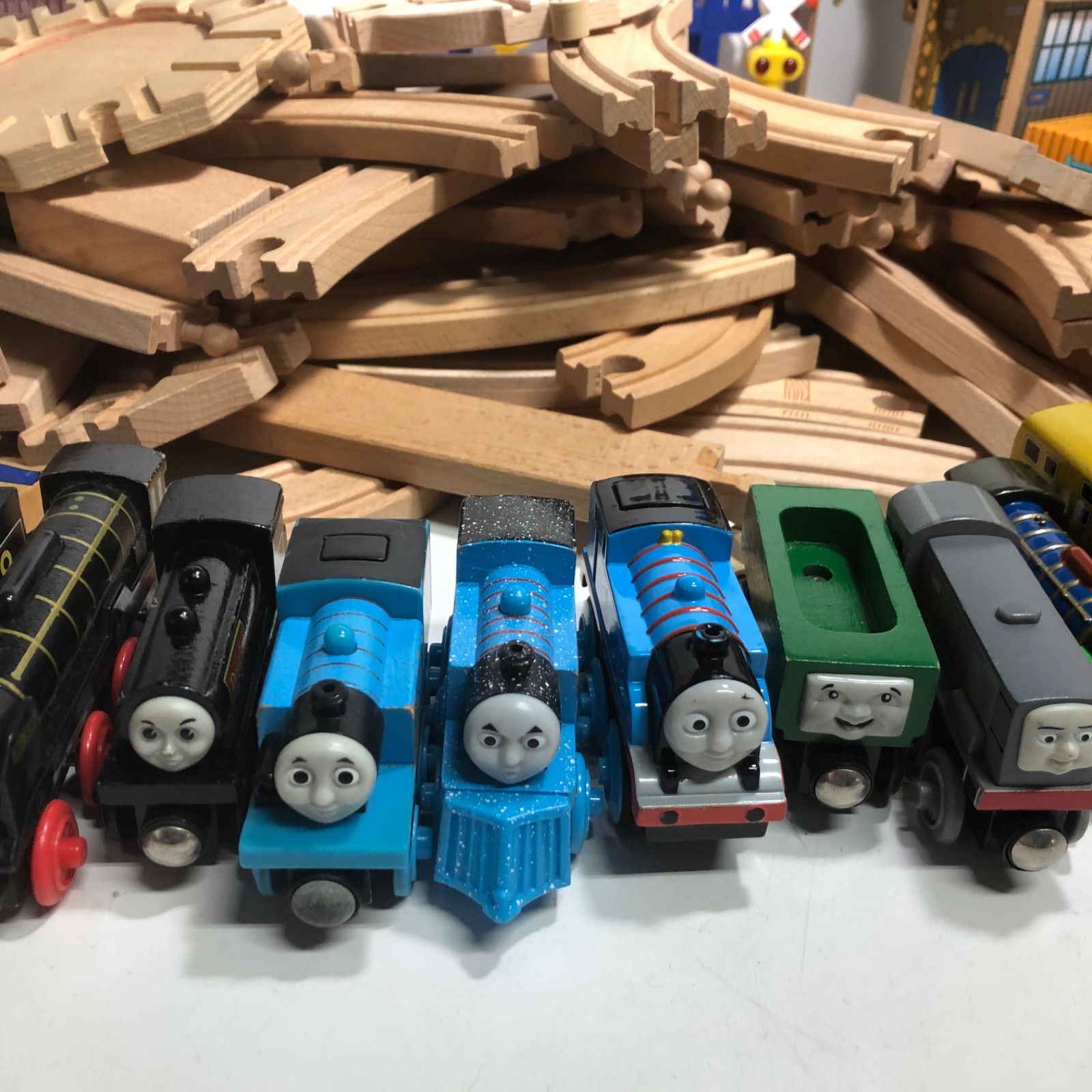 ☆木製レール トーマス BRIO含む 電車、レール、駅などまとめ