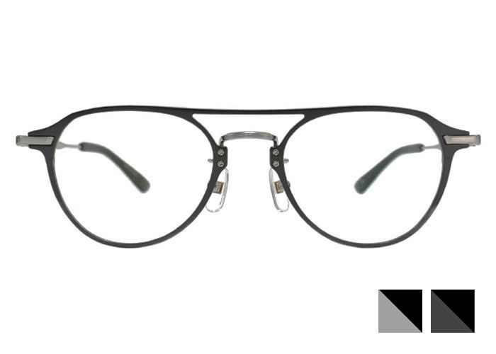 エステーデュポン S.T Dupont dp-1041 フルリム ティアドロップ ツーブリッチ チタン 伊達 度付き 老眼鏡 遠近両用 メンズ レディース メガネ めがね 眼鏡 51□20