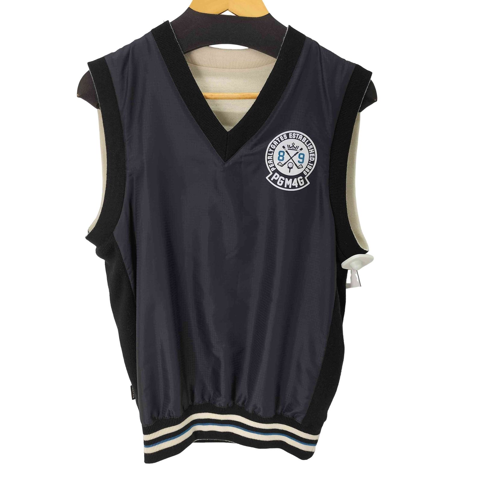美品　パーリーゲイツ　ニットベスト　5 メンズ　PEARLYGATES ベスト 美品 パーリーゲイツ ニットベスト 5 メンズ PEARLYGATES ベスト