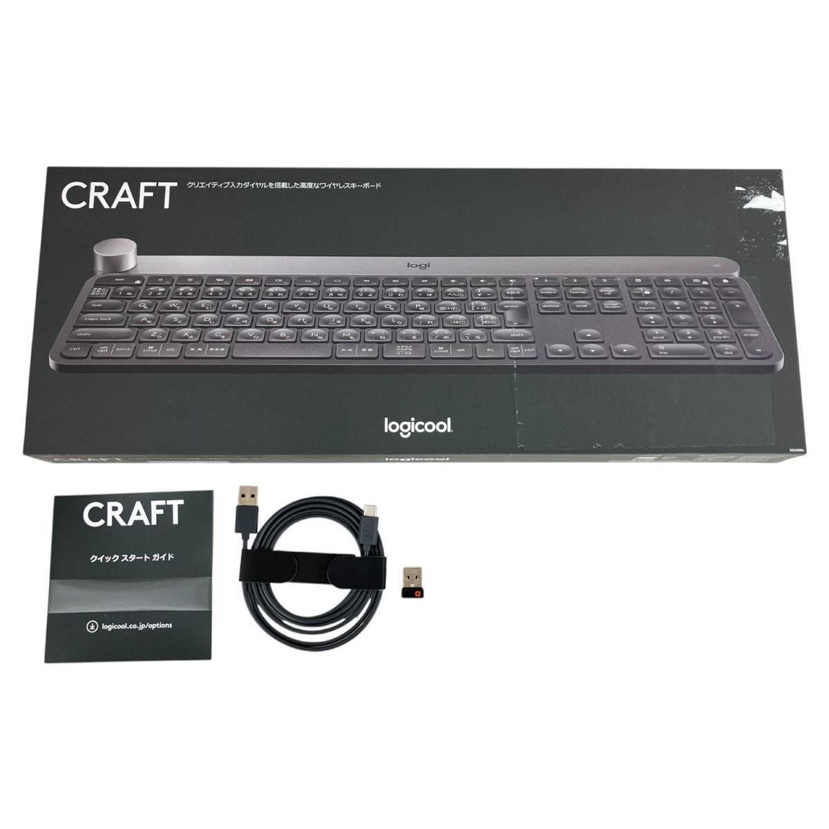 Logicool ロジクール KX1000s Y-R0064 CRAFT ワイヤレスキーボード PC周辺機器 中古 K10231190