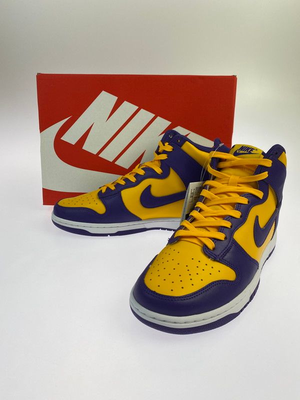♥品 NIKE ナイキ DUNK HIGH RETRO LOUISIANA DD1399-500 ダンク ハイ レトロ ルイジアナ スニーカー 靴 160-251007-kk-02-min