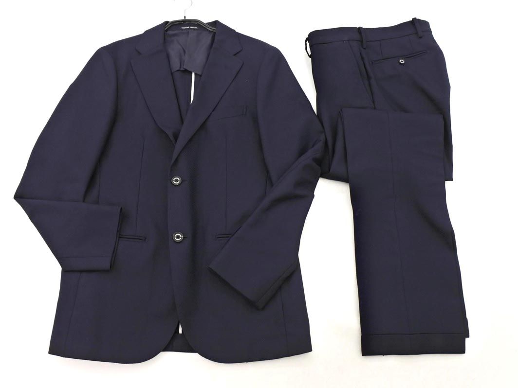 MACKINTOSH PHILOSOPHY マッキントッシュフィロソフィー トロッター セットアップ ジャケット パンツ スーツ size40R|紺 ◎メンズ