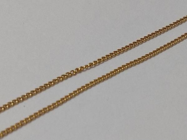 K18 ゴールド 全長約40cm 総重量約1.9g 赤珠 ネックレス - メルカリ