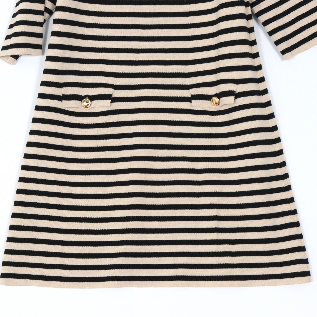 GUCCI グッチ XS レディース ワンピース 19SS ボーダー ニット