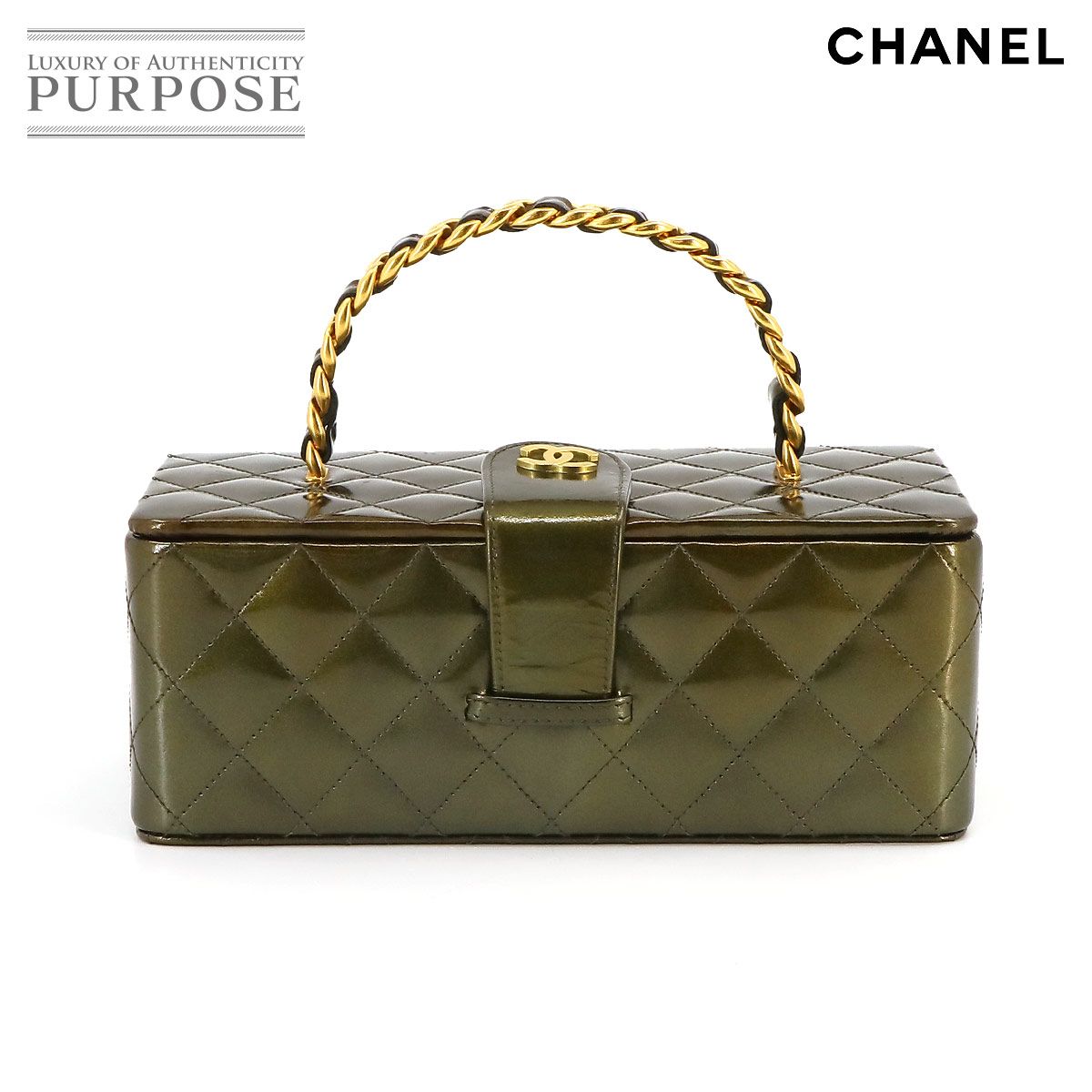 シャネル CHANEL マトラッセ バニティ ハンド バッグ メイク コスメ 