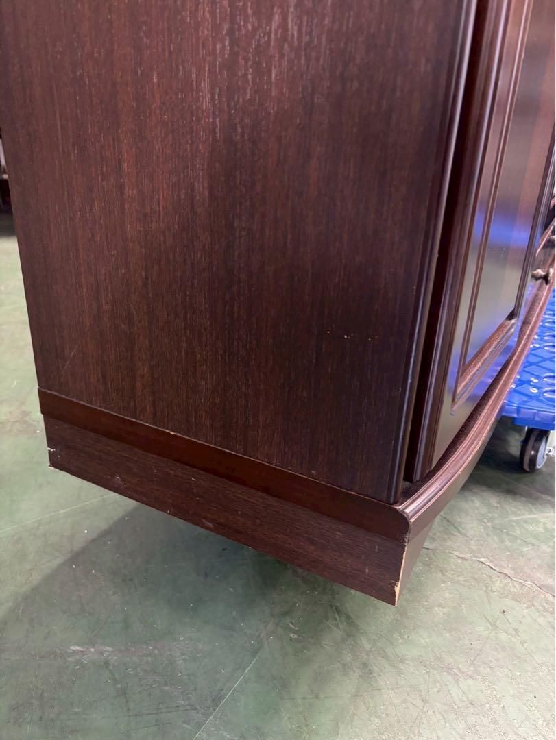 成約済み】マルニ木工 サイドボード 照明付き 茶色 高級家具