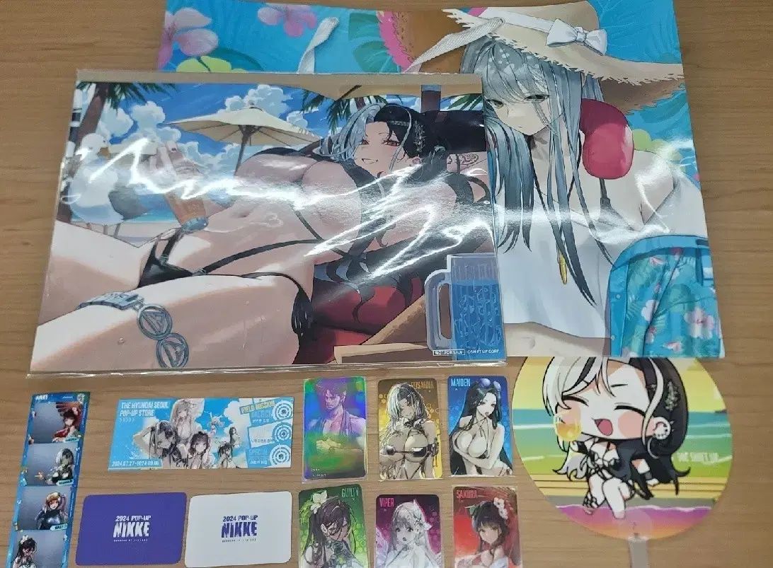 【雷市場（ポンジャン）商品韓国直送】出品 勝利の女神：NIKKE(ニケ) ヒョンダイ 2 パーキング 特典 ステッカーシール