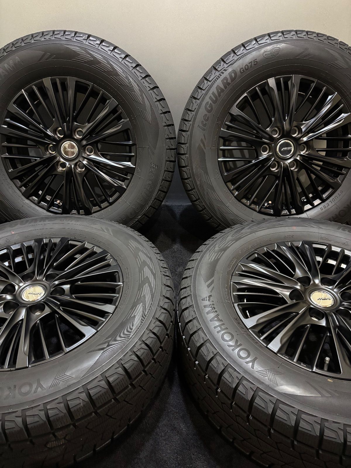 265/65R18 YOKOHAMA/ice GUARD G075 24年製 MER-X 18インチ 7.5J +