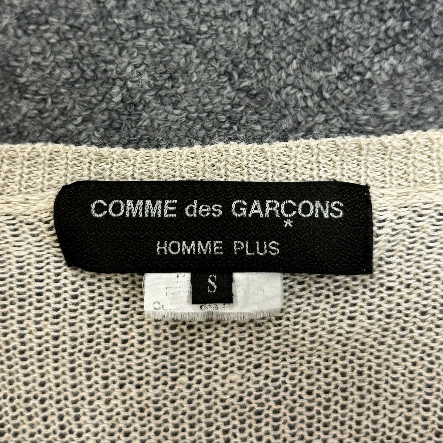 COMME des GARCONS HOMME PLUS リネンメッシュニット セーター