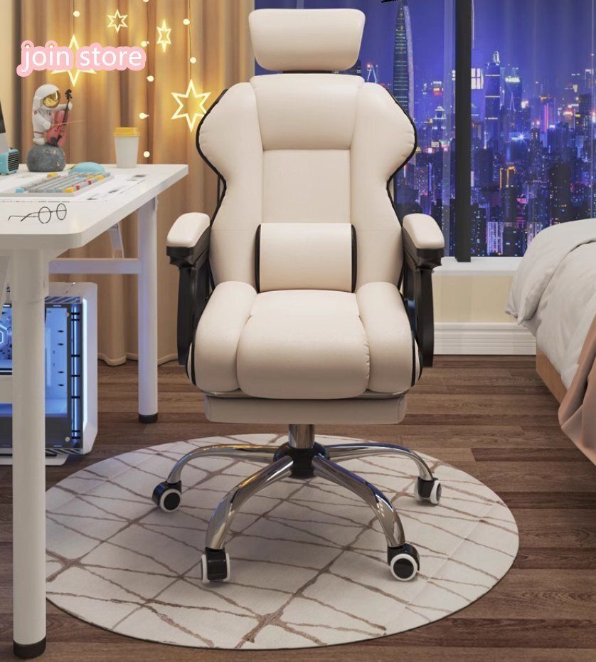 リビング用PCチェア ゲーミングチェア 舒適な長時間座り 游び書斎 公室 ソファーチェア リクライニングチェア 海外取引 昇降回転椅子