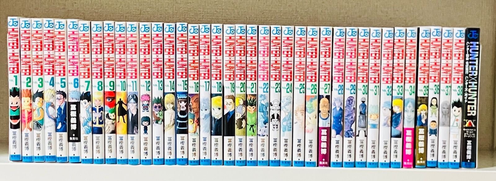 HUNTER×HUNTER　1～38巻 HUNTER×HUNTER ハンターハンター（1〜38巻+0巻+公式ガイドブック