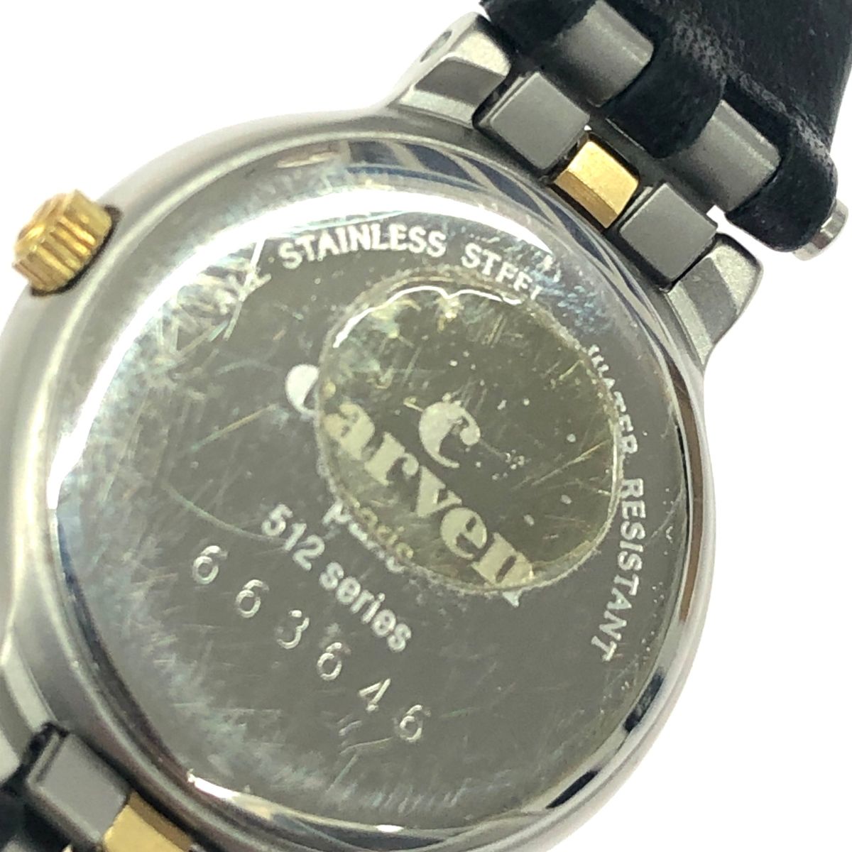 CARVEN カルヴェン 腕時計 512SERIES ゴールド×ブラック SS