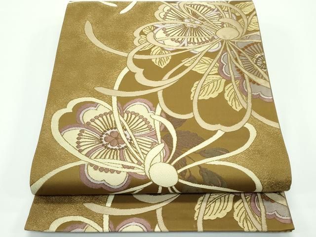 平和屋着物□極上 こむさでもーど・COMME CA DU MODE 六通柄袋帯 唐織