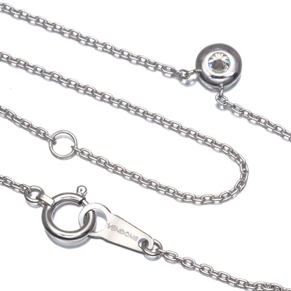 ヴァンドーム ネックレス ダイヤ ダイヤモンド 0.27ct 一粒 ヴァンドーム ネックレス ダイヤ ダイヤモンド 0.27ct 一粒